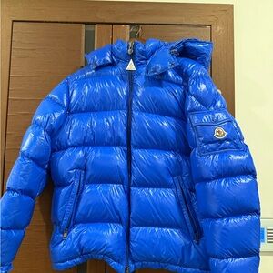 Moncler Shiny Royal Blue Jacket